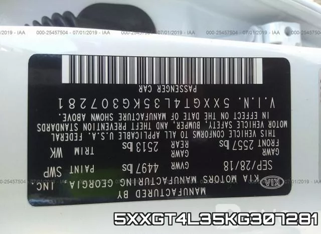 5XXGT4L35KG307281 фото 10