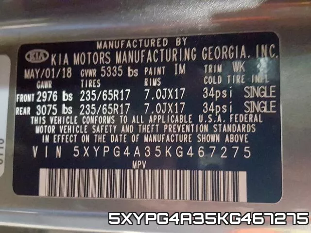 5XYPG4A35KG467275 фото 2