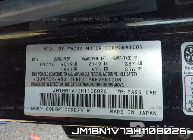 JM1BN1V73H1108026 фото 10