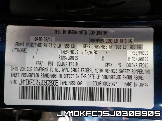 JM1DKFC75J0308905 фото 2