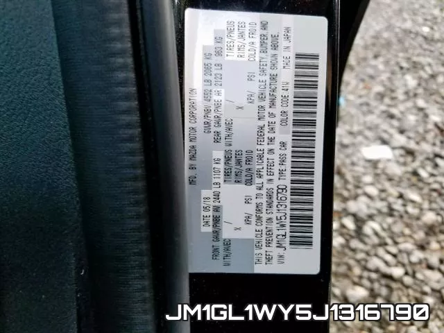 JM1GL1WY5J1316790 фото 2