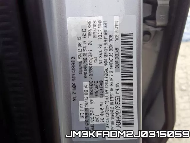 JM3KFADM2J0315059 фото 2