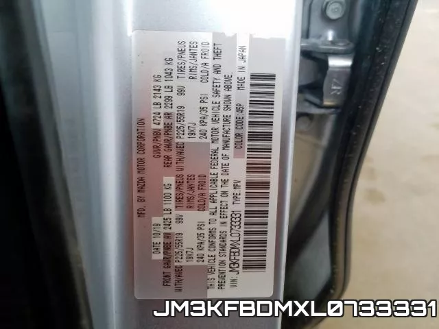 JM3KFBDMXL0733331 фото 2