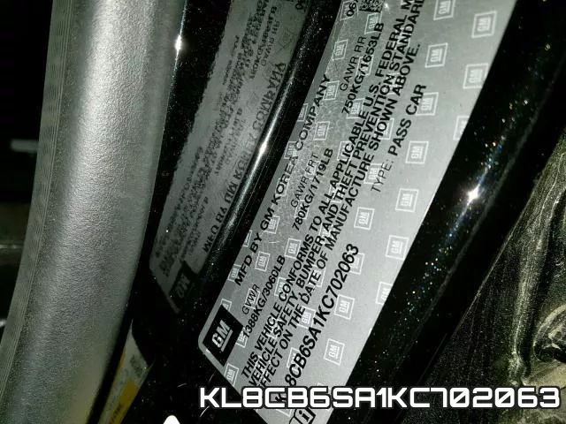 KL8CB6SA1KC702063 фото 2