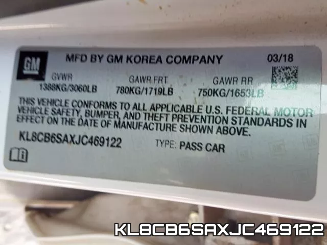 KL8CB6SAXJC469122 фото 2