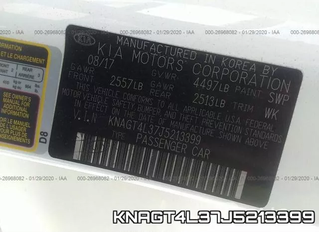 KNAGT4L37J5213399 фото 10