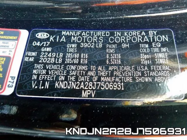KNDJN2A28J7506931 фото 2