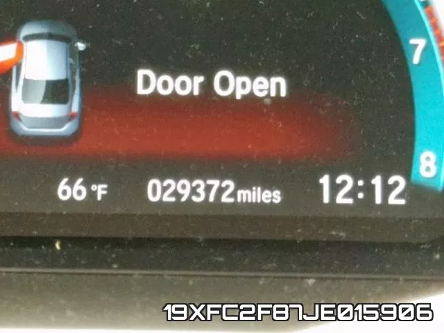 19XFC2F87JE015906 фото 9