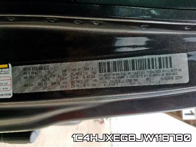 1C4HJXEG8JW118780 фото 2