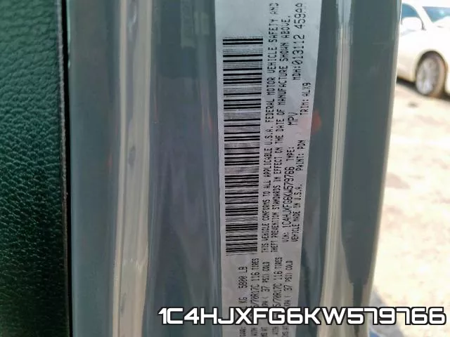 1C4HJXFG6KW579766 фото 2