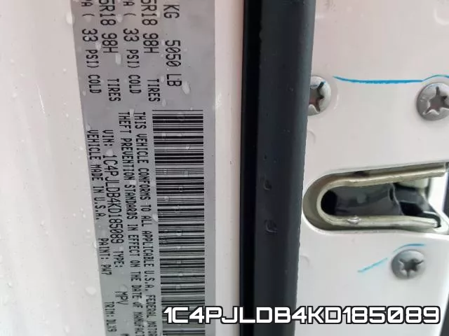 1C4PJLDB4KD185089 фото 2