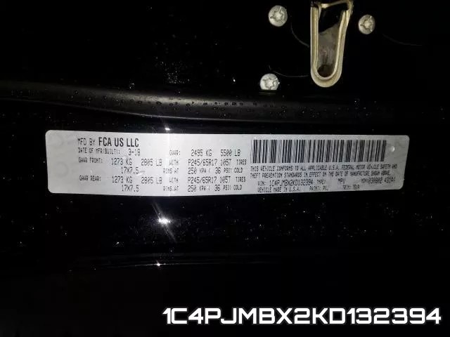 1C4PJMBX2KD132394 фото 2