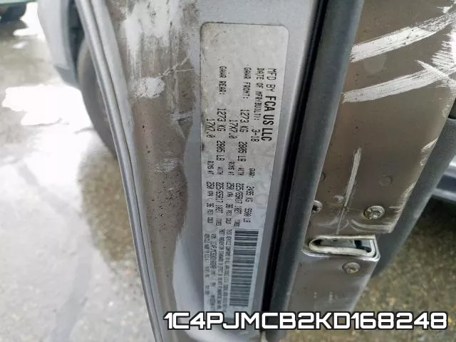 1C4PJMCB2KD168248 фото 2