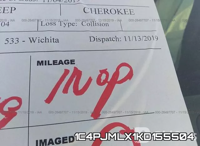 1C4PJMLX1KD155504 фото 8