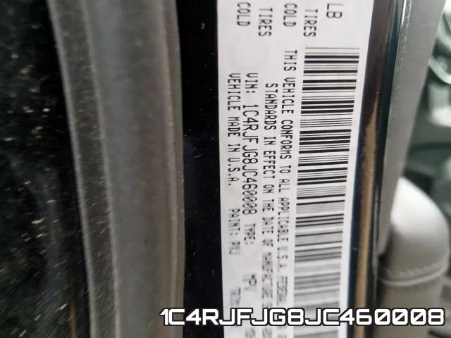 1C4RJFJG8JC460008 фото 2