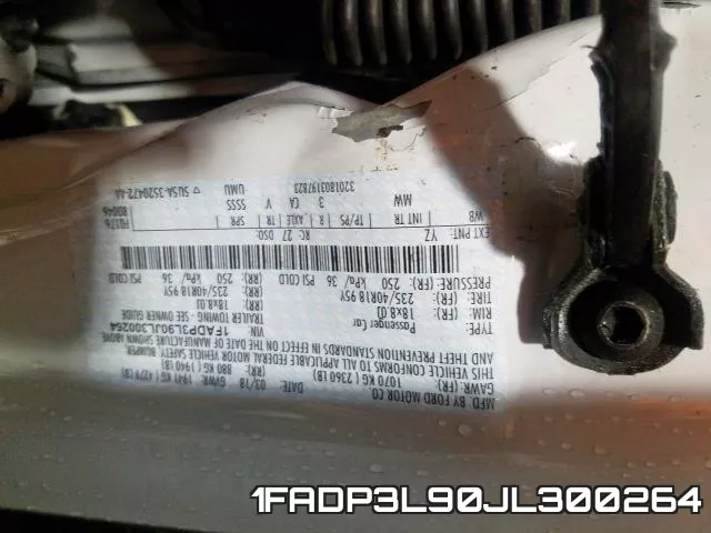 1FADP3L90JL300264 фото 2