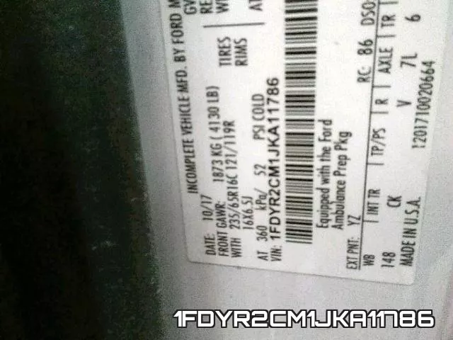 1FDYR2CM1JKA11786 фото 2