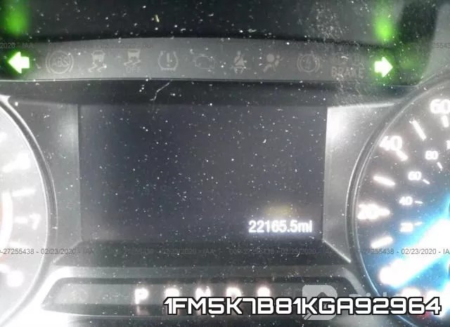 1FM5K7B81KGA92964 фото 8