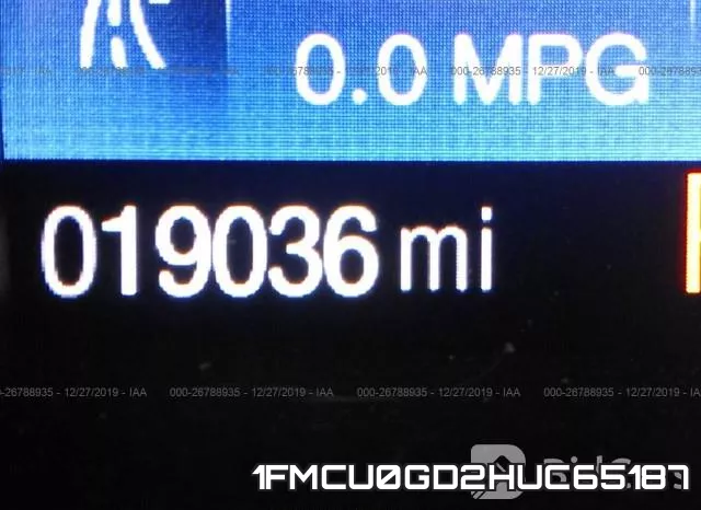 1FMCU0GD2HUC65187 фото 8