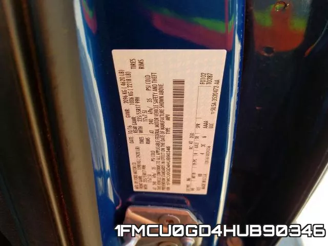 1FMCU0GD4HUB90346 фото 2