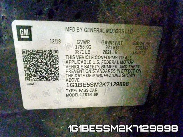 1G1BE5SM2K7129898 фото 2