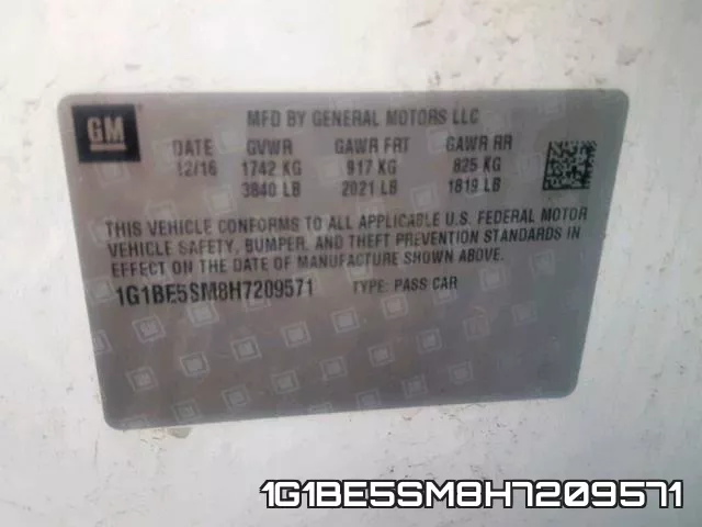1G1BE5SM8H7209571 фото 2