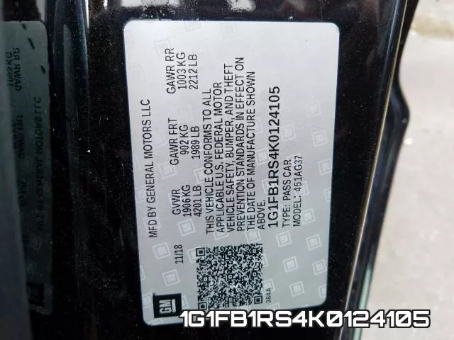 1G1FB1RS4K0124105 фото 2