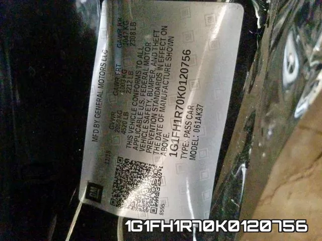 1G1FH1R70K0120756 фото 2