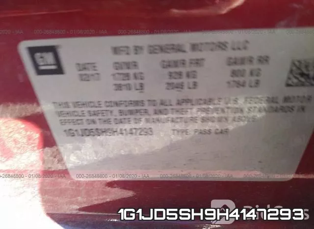 1G1JD5SH9H4147293 фото 10