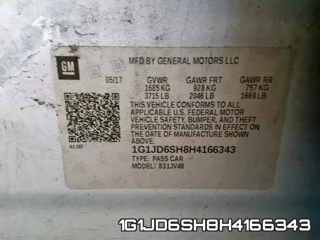 1G1JD6SH8H4166343 фото 2