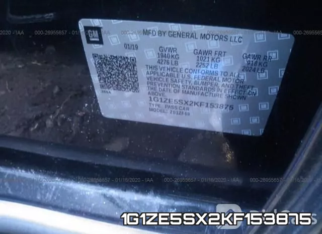 1G1ZE5SX2KF153875 фото 10