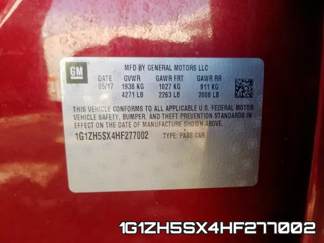 1G1ZH5SX4HF277002 фото 2