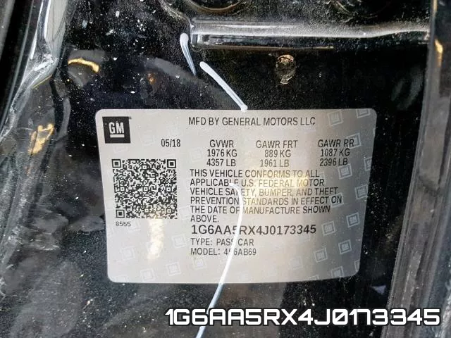 1G6AA5RX4J0173345 фото 2