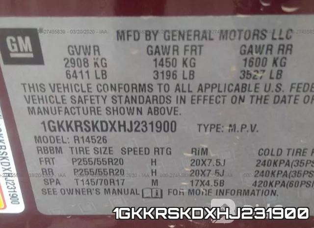 1GKKRSKDXHJ231900 фото 10