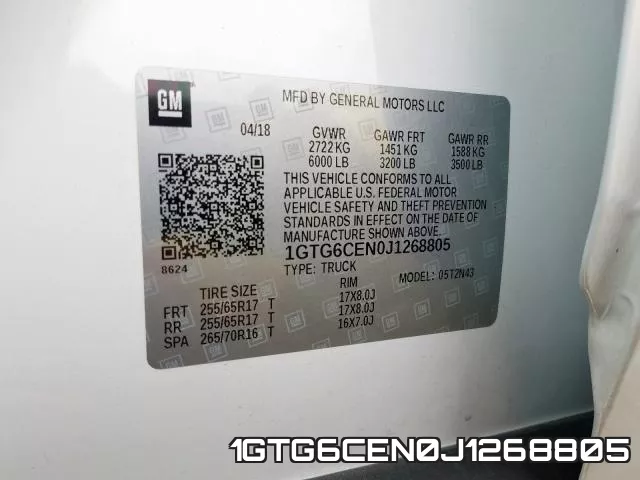 1GTG6CEN0J1268805 фото 2