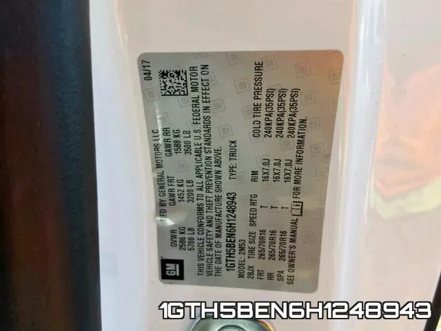 1GTH5BEN6H1248943 фото 2