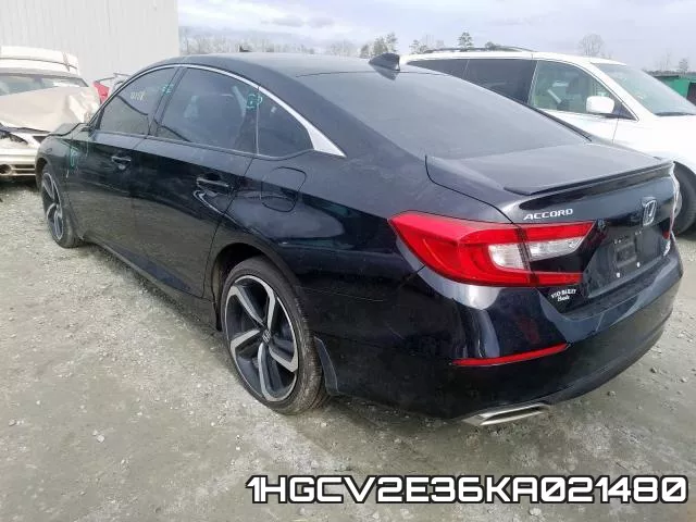 1HGCV2E36KA021480 фото 4