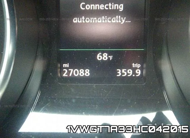 1VWGT7A33HC042015 фото 8
