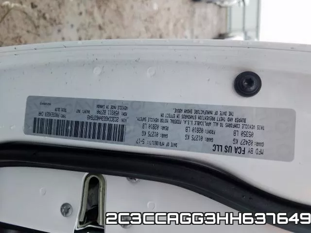 2C3CCAGG3HH637649 фото 2