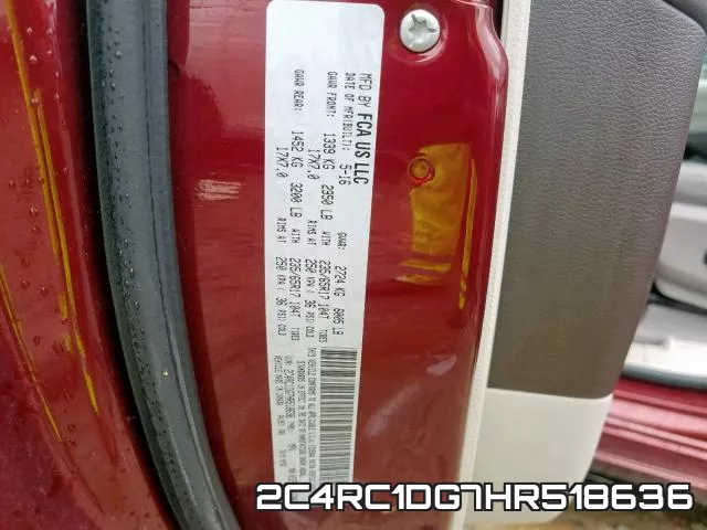 2C4RC1DG7HR518636 фото 2