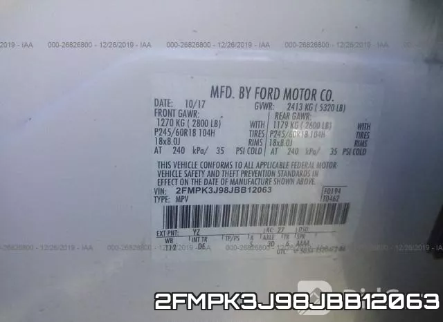 2FMPK3J98JBB12063 фото 10