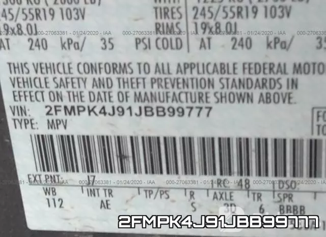 2FMPK4J91JBB99777 фото 10