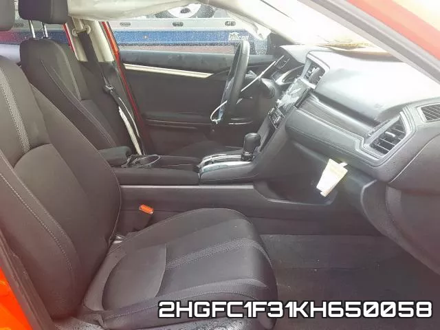 2HGFC1F31KH650058 фото 6