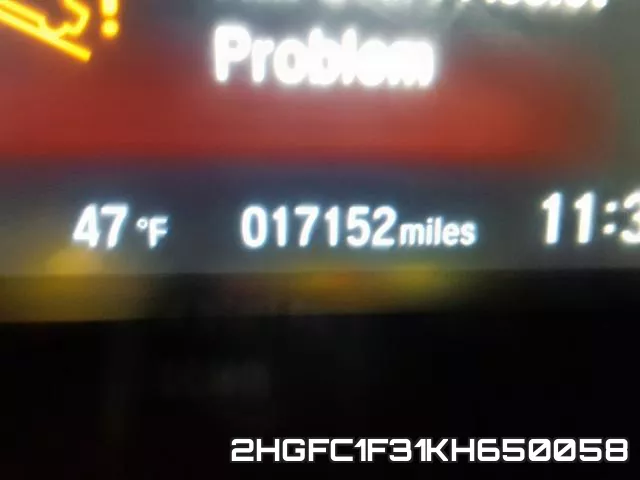 2HGFC1F31KH650058 фото 9