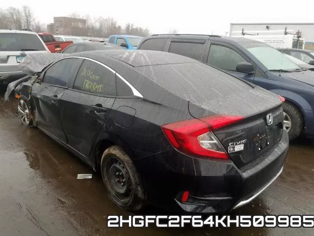 2HGFC2F64KH509985 фото 4