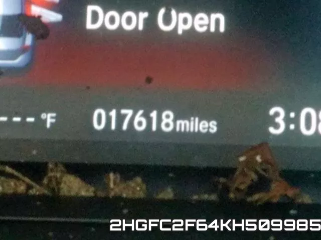2HGFC2F64KH509985 фото 9