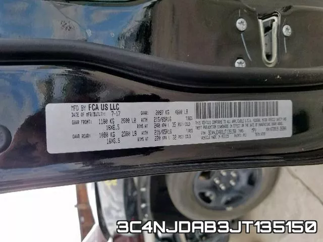 3C4NJDAB3JT135150 фото 2