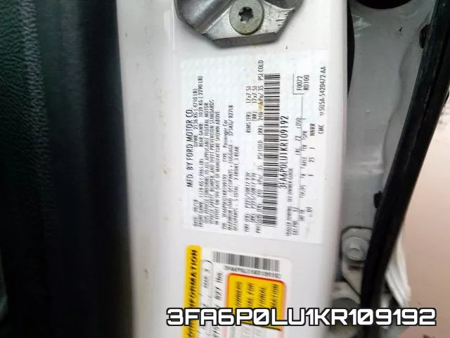 3FA6P0LU1KR109192 фото 2