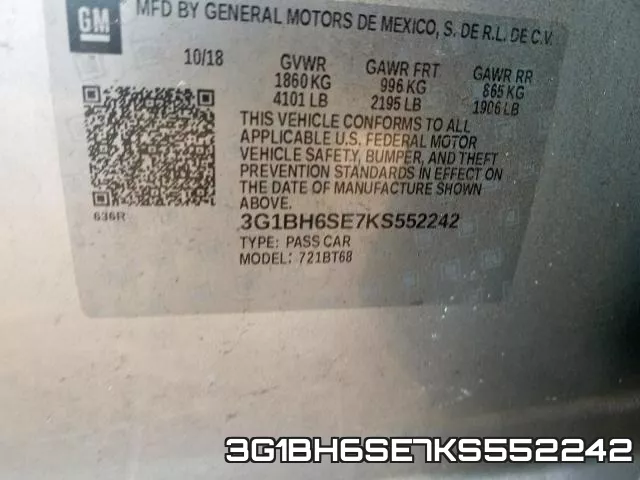 3G1BH6SE7KS552242 фото 2