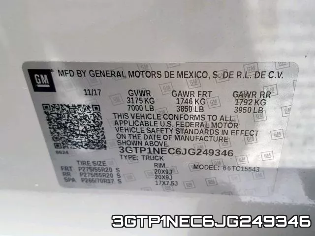 3GTP1NEC6JG249346 фото 2